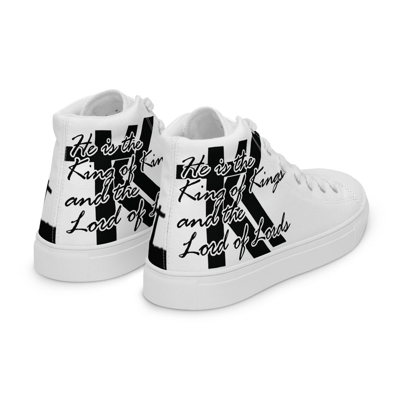 Women’s high top canvas shoes