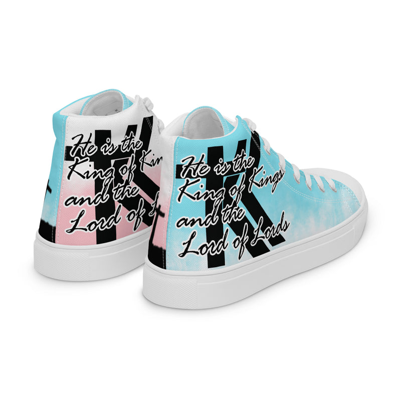 Women’s high top canvas shoes