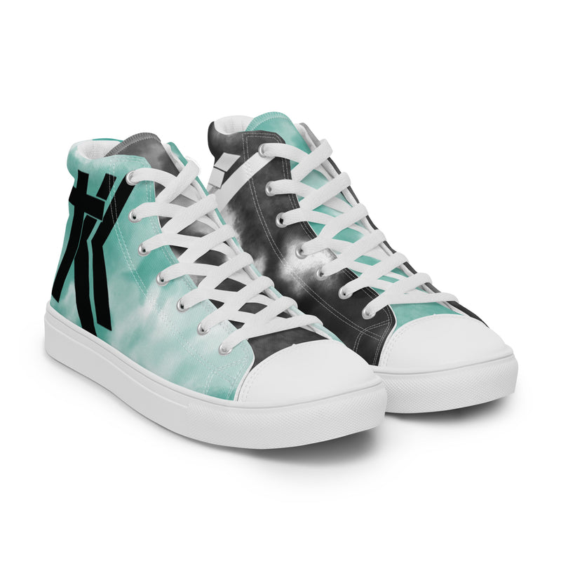 Women’s high top canvas shoes