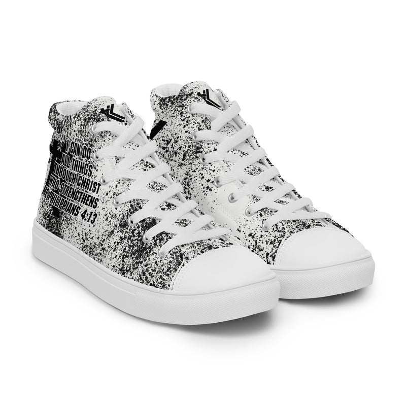 Women’s high top canvas shoes