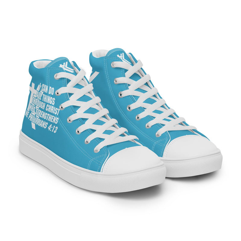 Women’s high top canvas shoes