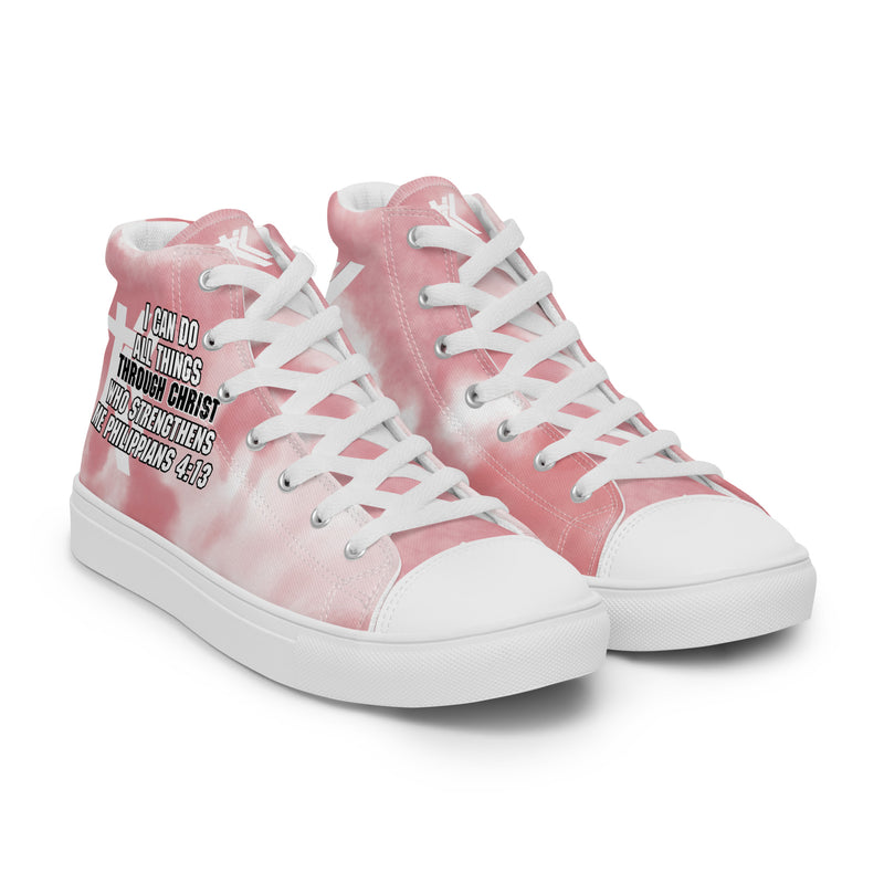 Women’s high top canvas shoes