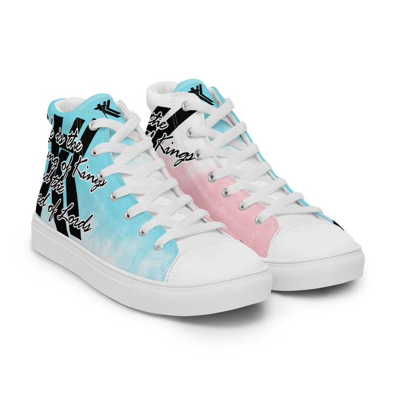 Women’s high top canvas shoes