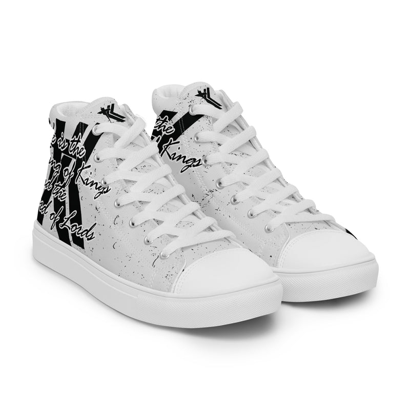 Women’s high top canvas shoes