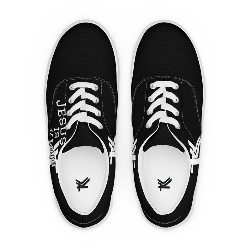 Women’s lace-up canvas shoes