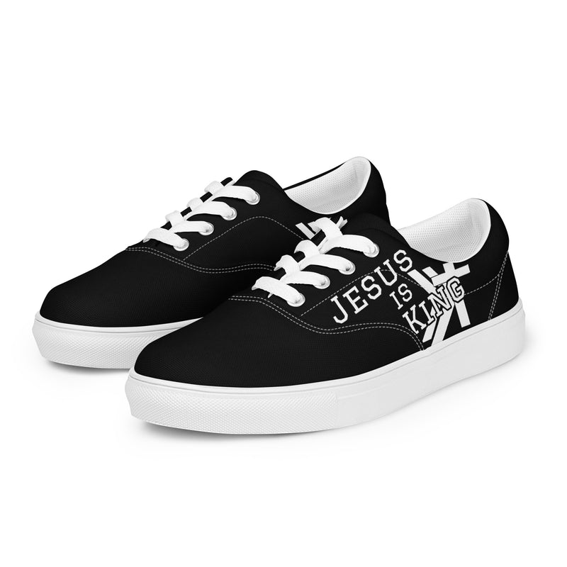 Women’s lace-up canvas shoes