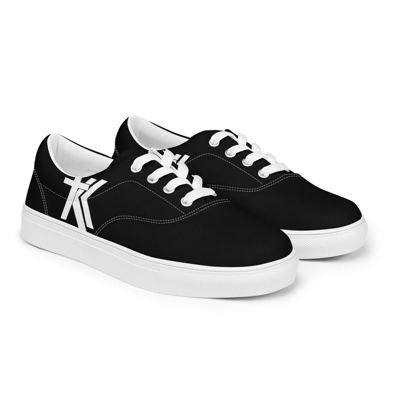 Women’s lace-up canvas shoes