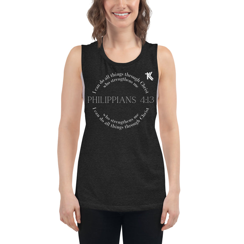 Philippians 4:13 Muscle Tank