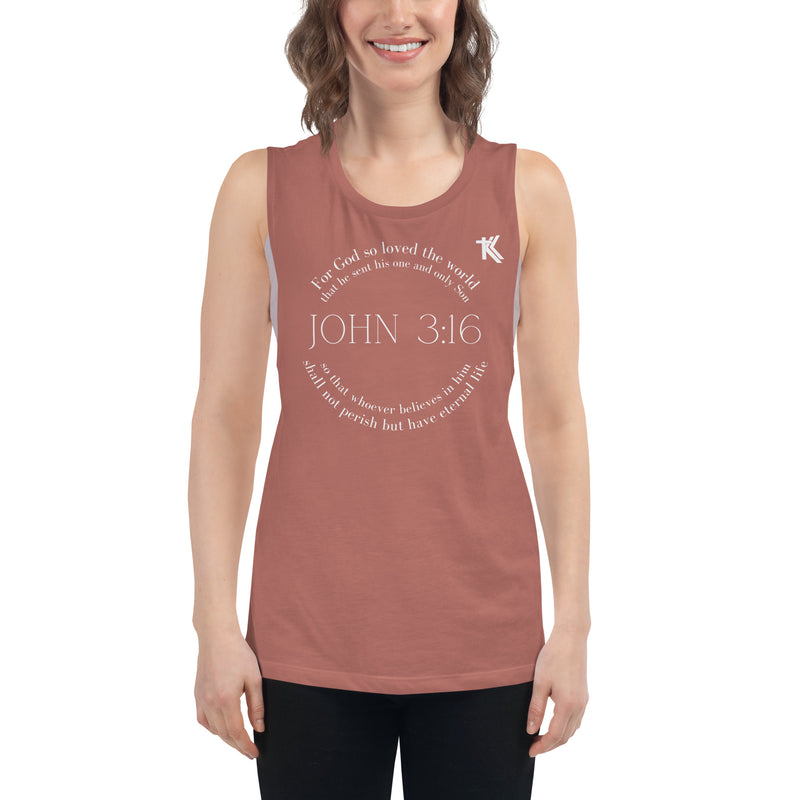 John 3:16  Muscle Tank