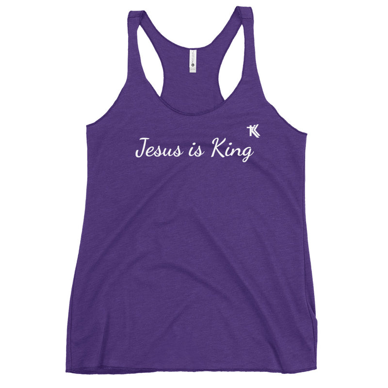 Women's Jesus is King Racerback