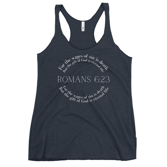 Women's Romans 6:23 Racerback