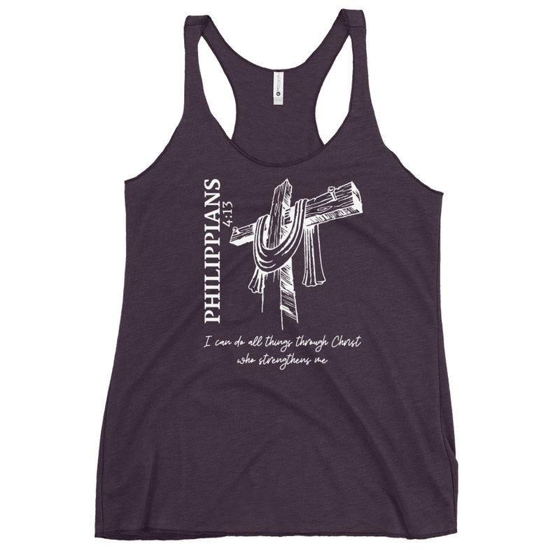 Women's Philippians 4:13 Racerback