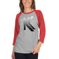 3/4 sleeve raglan shirt
