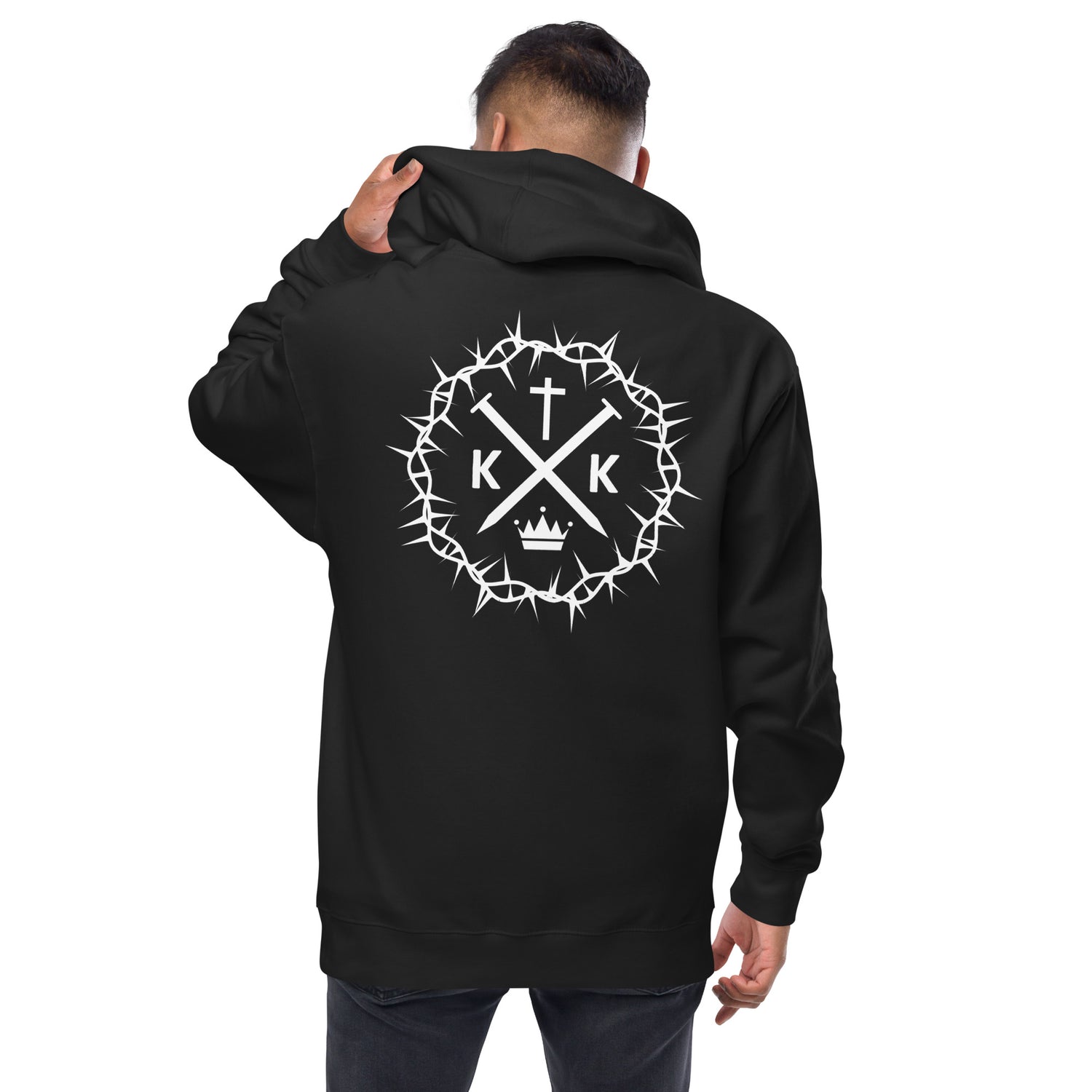 Fleece zip up hoodie