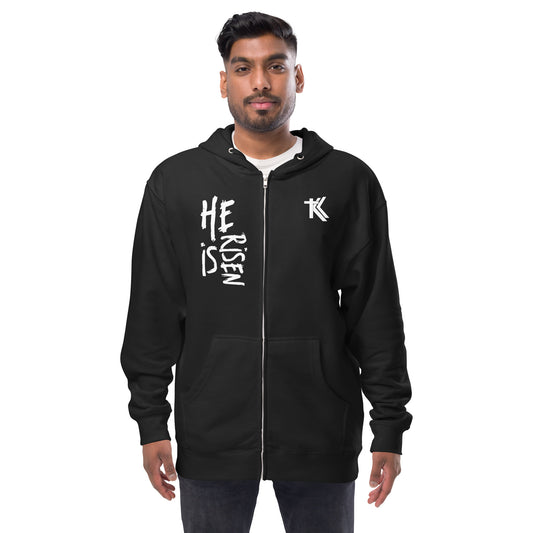 Fleece zip up hoodie