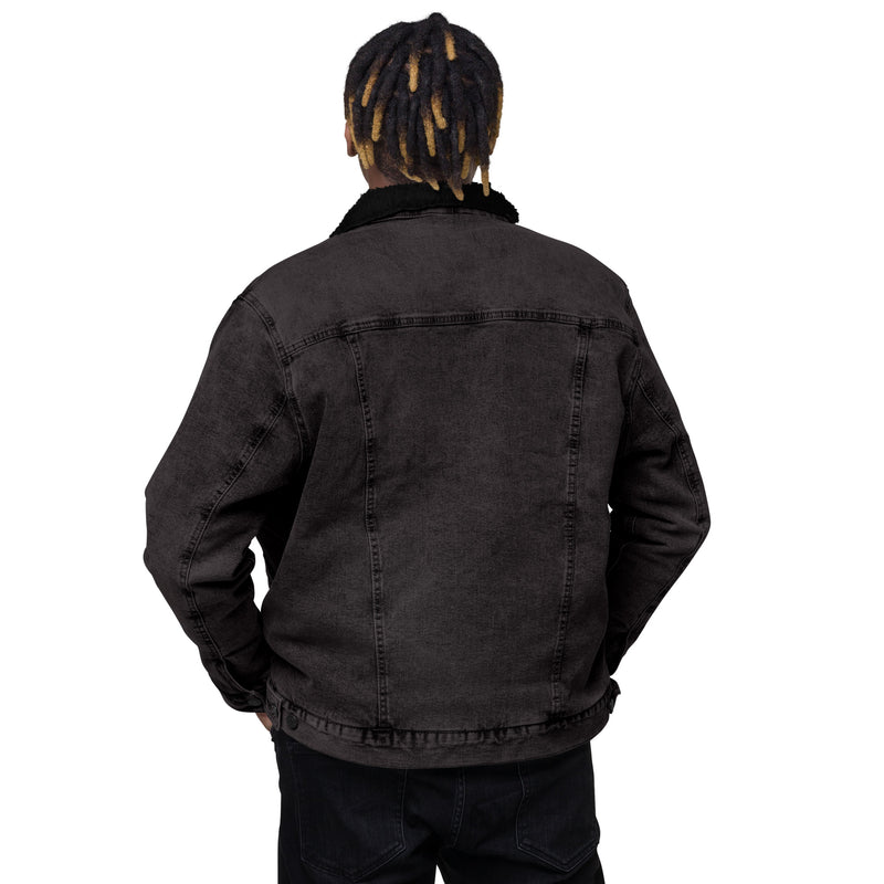 Denim sherpa jacket