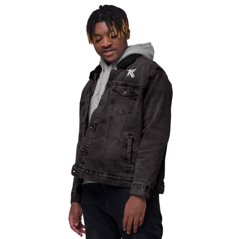 Denim sherpa jacket