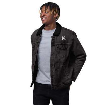 Denim sherpa jacket