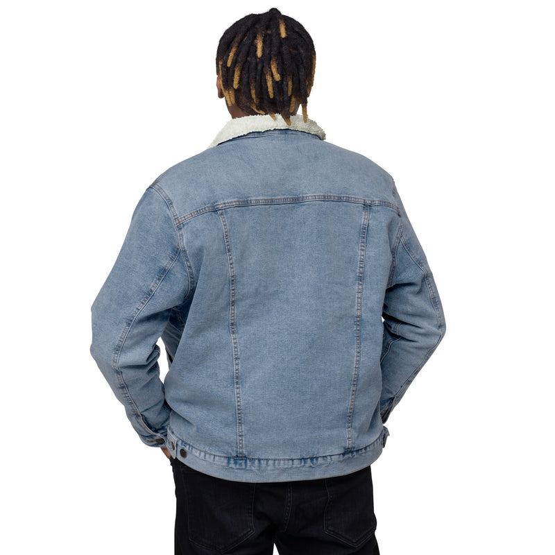 Denim sherpa jacket