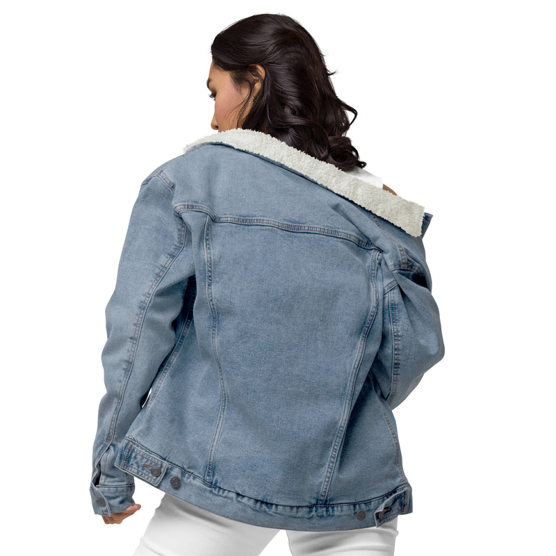 Denim sherpa jacket